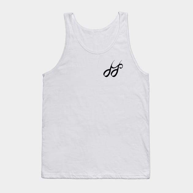 Letter H Tank Top by rand0mity